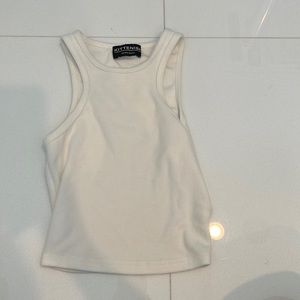 Kittenish white tank